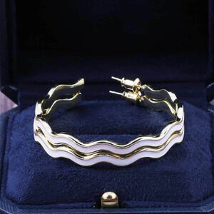 Vintage Fashion Bohemia Acrylic Hoop Earrings For Women, FB16FA1162